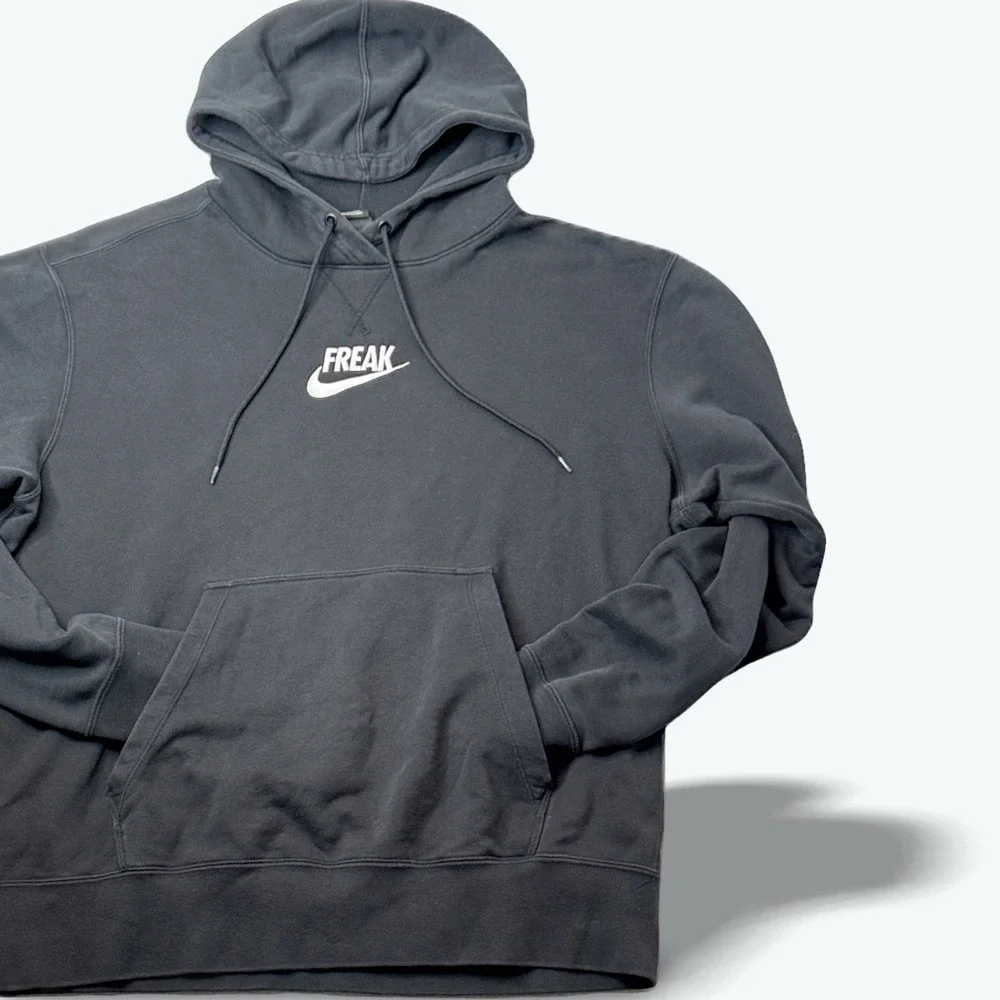 Nike Hoodie‎ Mens Extra Large Black Sweater Sweater Giannis Freak Center Swoosh